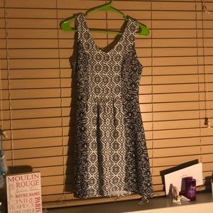 Black and white dress